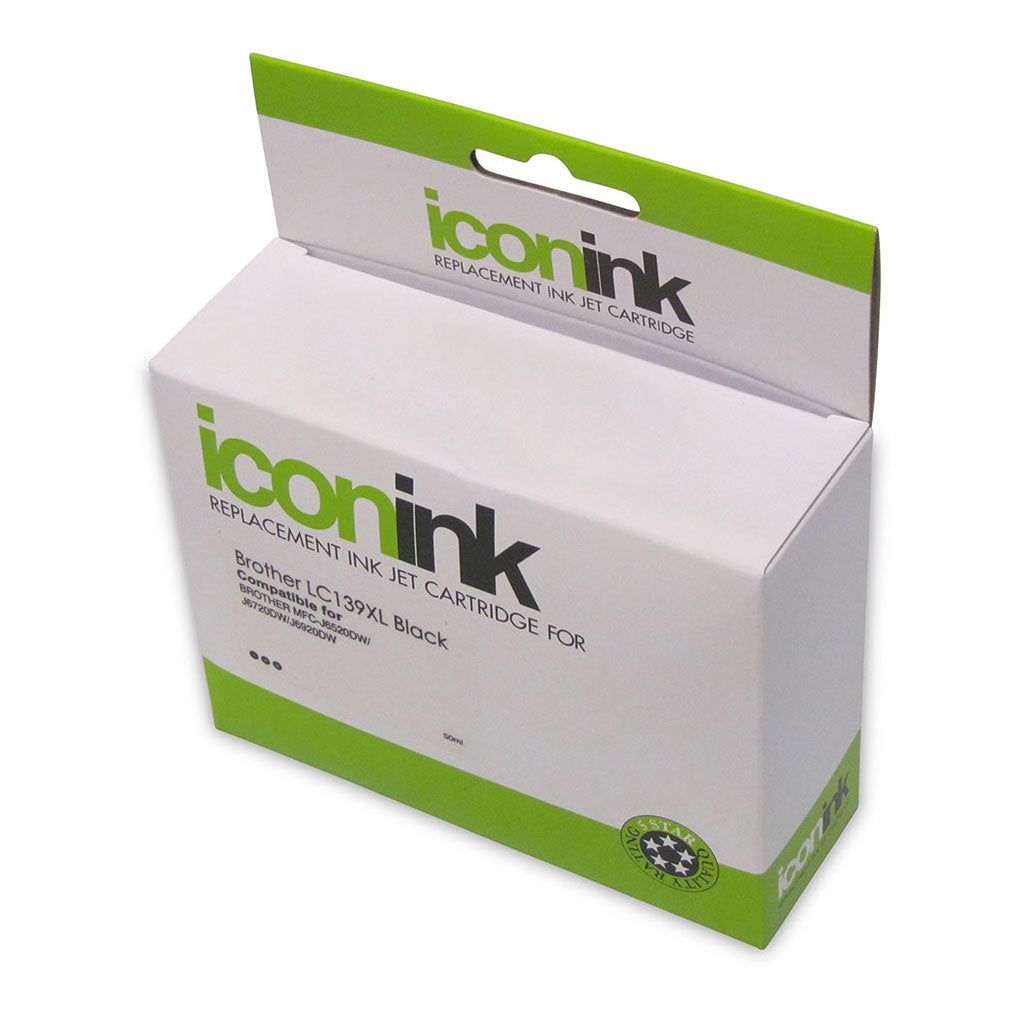 Icon Compatible with Brother LC139XL Black Ink Cartridge