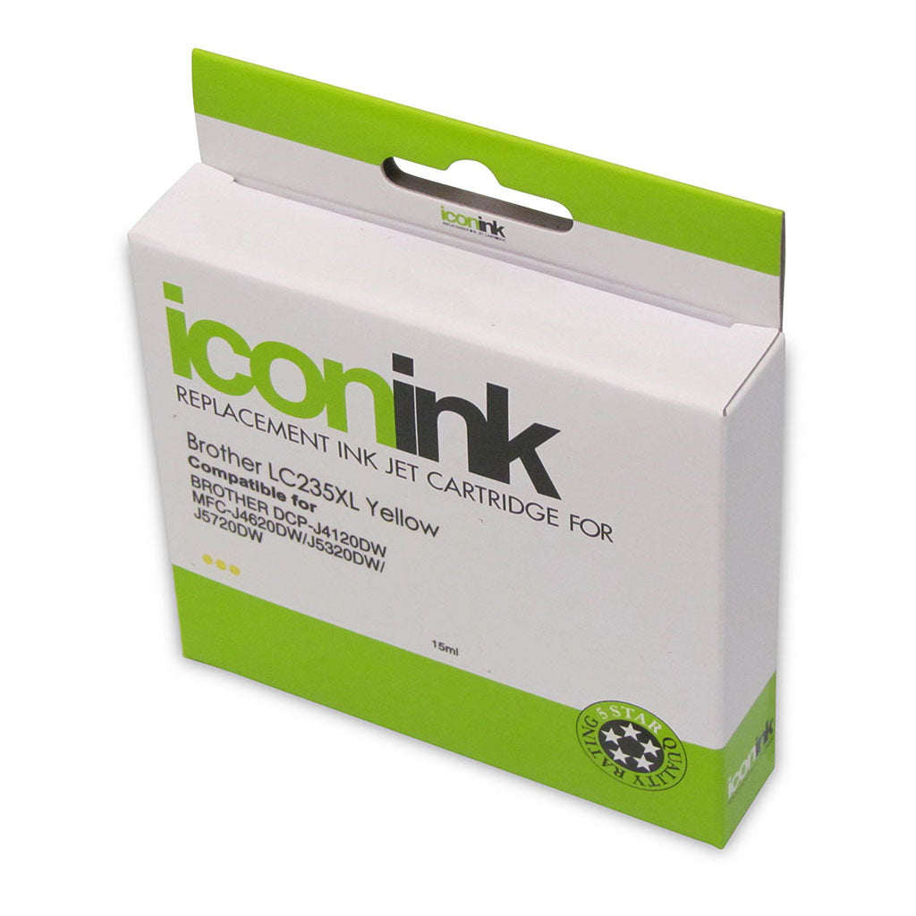 Icon Compatible with Brother LC235XL Yellow Ink Cartridge