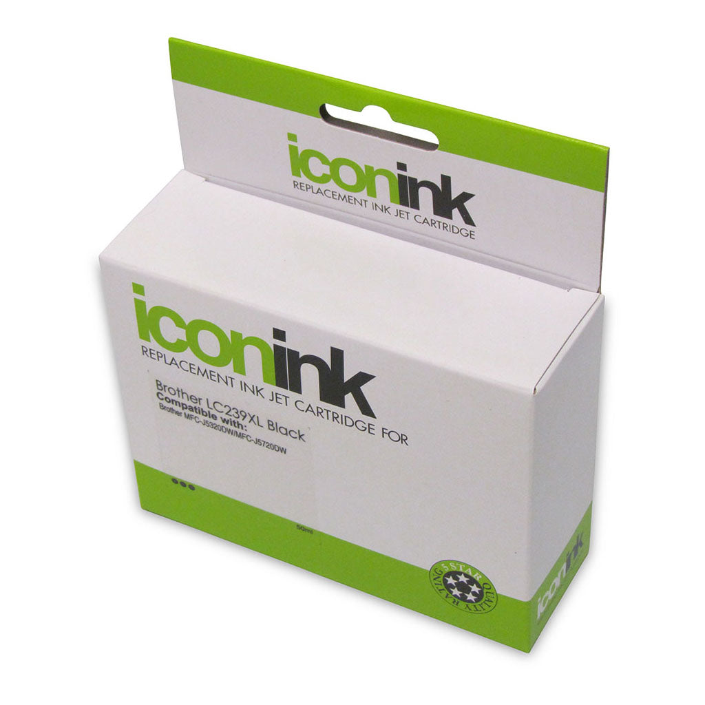 Icon Compatible with Brother LC239XL Black Ink Cartridge