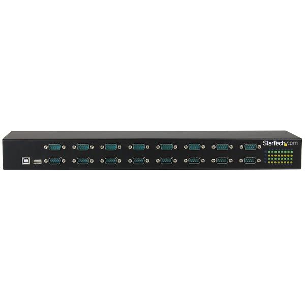 16-Port USB-to-Serial Adapter Hub