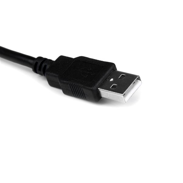 30cm (1 ft) USB to RS232 Serial DB9 Adapter Cable with COM Retention