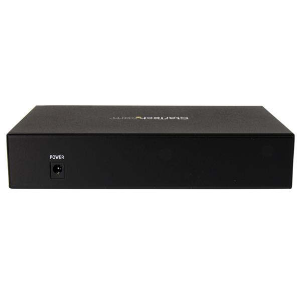 8 Port Unmanaged Industrial Gigabit Power over Ethernet Switch - 802.3af/at PoE+