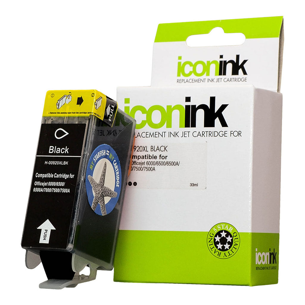 HP Compatible 920 Black XL Ink Cartridge (CD975AA)