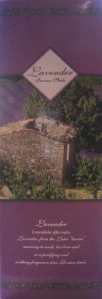 Fragrant Kamini Lavender incense sticks in an 8gm pack, perfect for relaxation and rejuvenation.