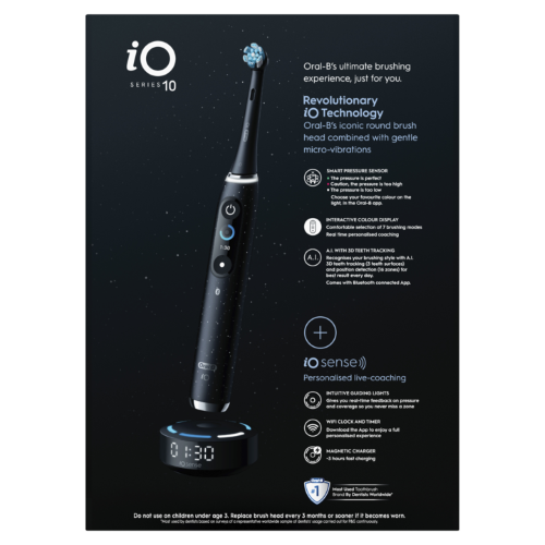 Electric Toothbrush - Oral B iO Series 10 (Cosmic Black)