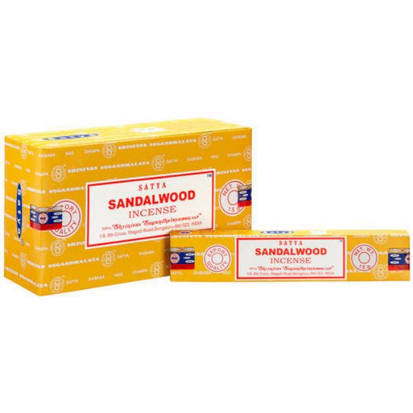 Incense - Satya Sandalwood 15gm x 12 Packets