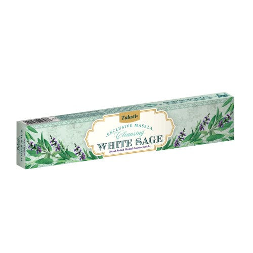 Incense - Tulasi Cleansing White Sage 15gm (Set of 12)