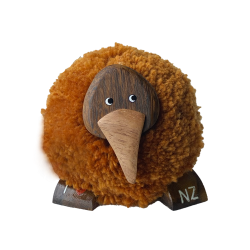 Kiwi Pompom Figurine - XL Assorted (Set of 12 Assorted)