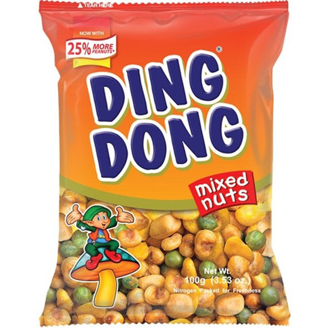 Ding Dong Mix Nuts Brown 100g - Pack of 60