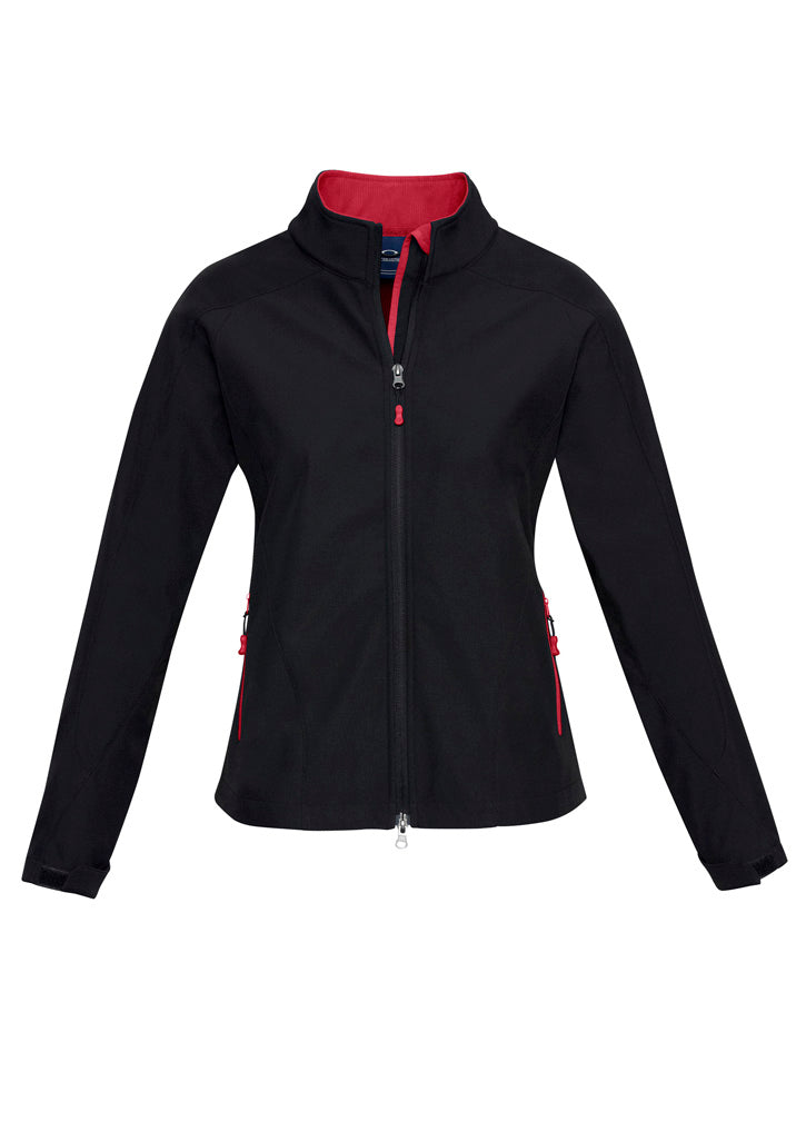Geneva Womens Jacket - Black/Red