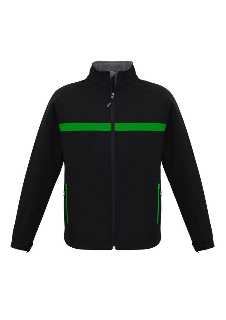 Charger Unisex Jacket - Black/Green/Grey