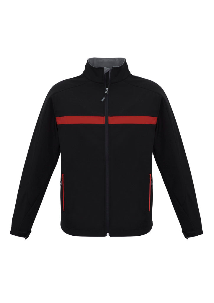 Charger Unisex Jacket - Black/Red/Grey