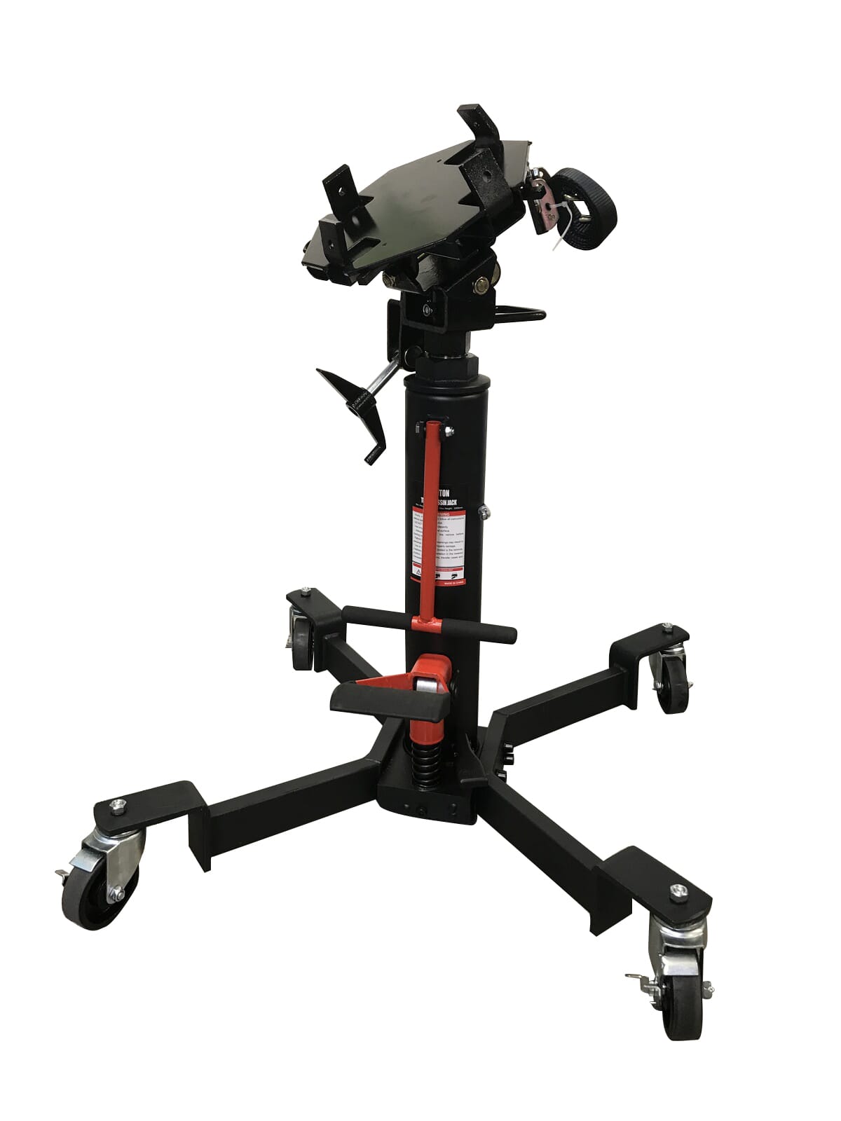 Wayco Transmission Lifter 0.5 Ton x 934mm min Height, Black with Professional He