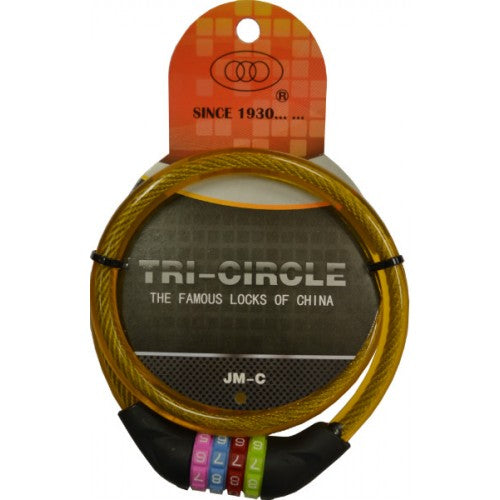 Cable Bike Lock Tricircle 800mm 4 Row Comb