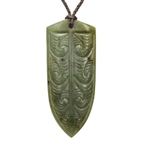 Necklace - Jade Koru Breastplate ( 95 x 39cm)
