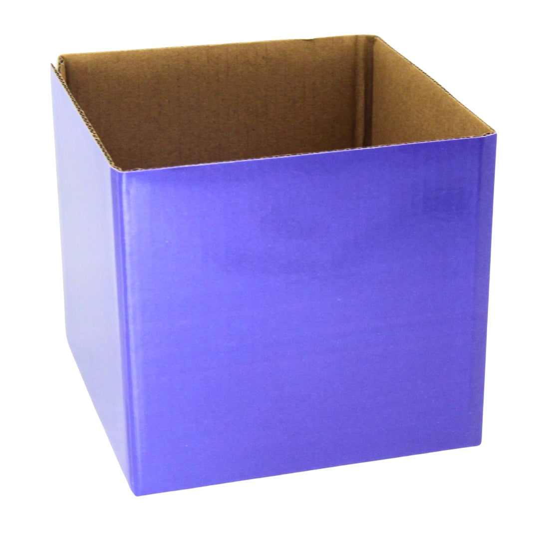 Posy Box Mixed Colours Pack of 25. - Hot pink Yellow Violet Moss and Orange.