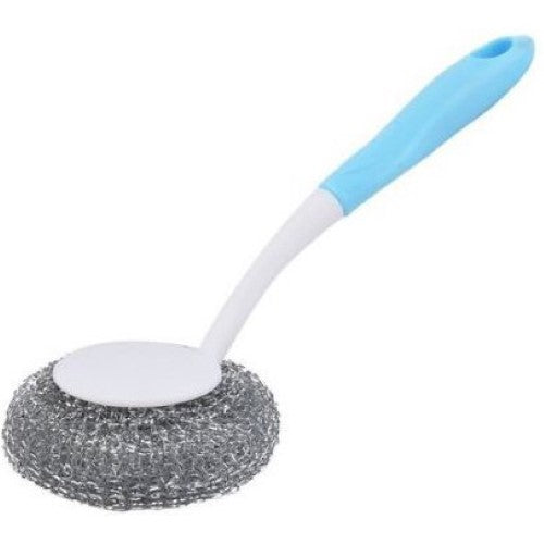 Steel Cleaning Brush with Handle - Pack of 6
