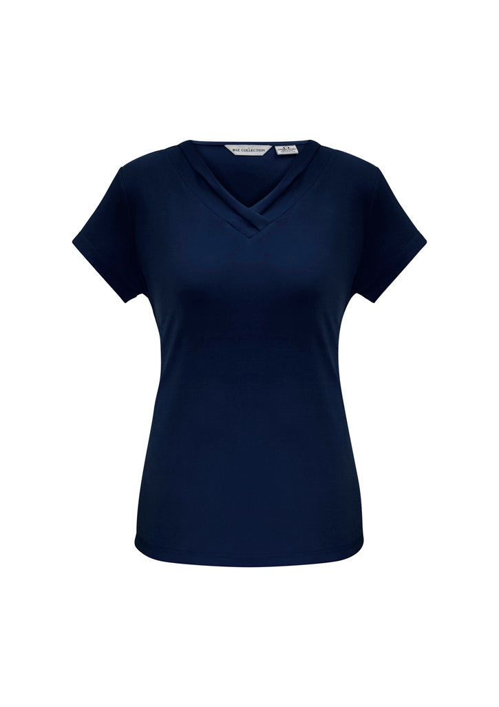 Lana Womens Short Sleeve Top - Ink