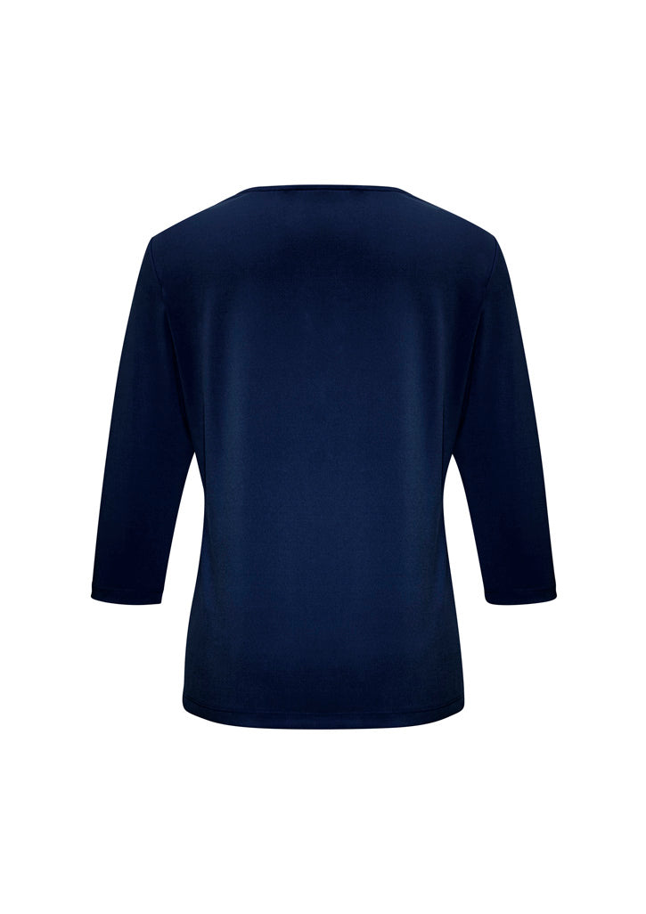 Lana Womens 3/4 Sleeve Top - Ink