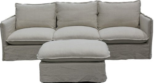 Villa Corner Suite - Right Arm Salt & Pepper (83 X 95 X 85cm)