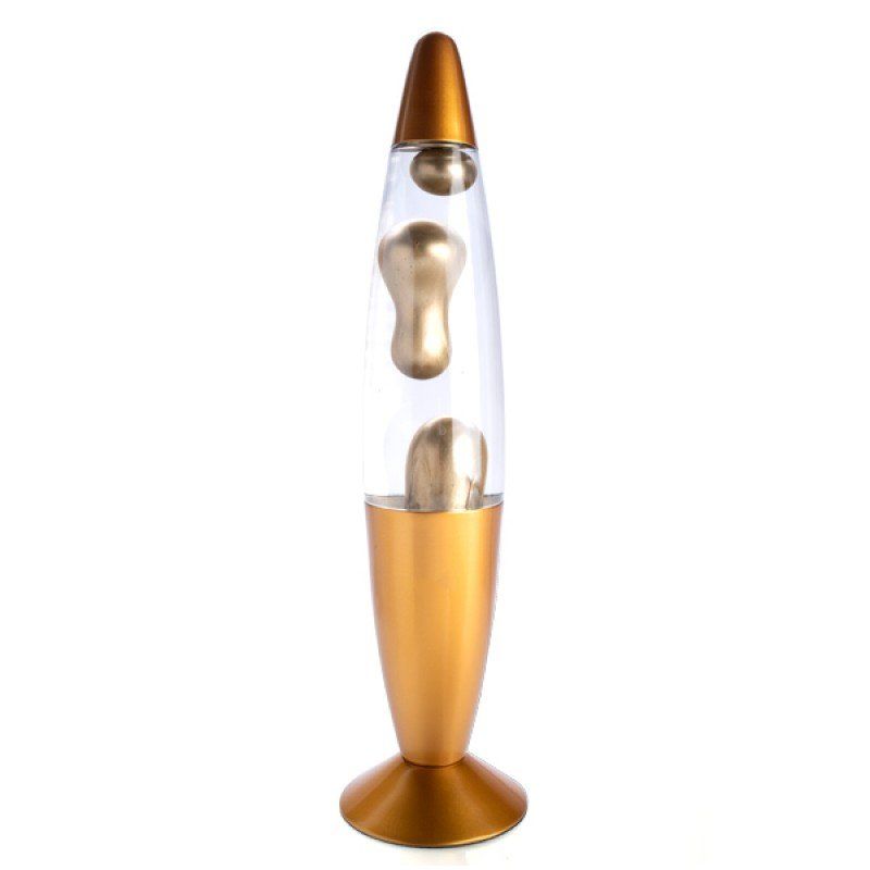 Metallic Magma Motion Lamp - 410mm (Gold)