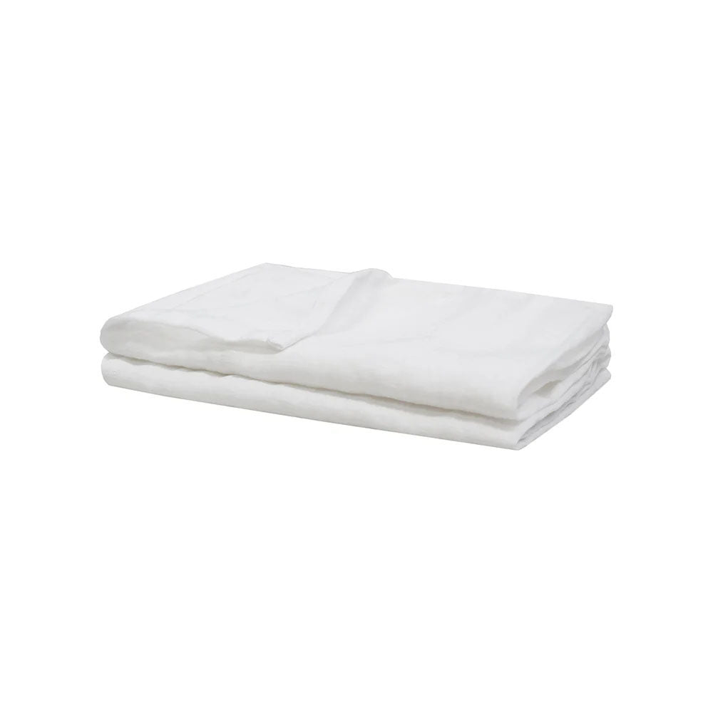 Linen 2pc Napkin Set 45x45cm White - BAMBURY