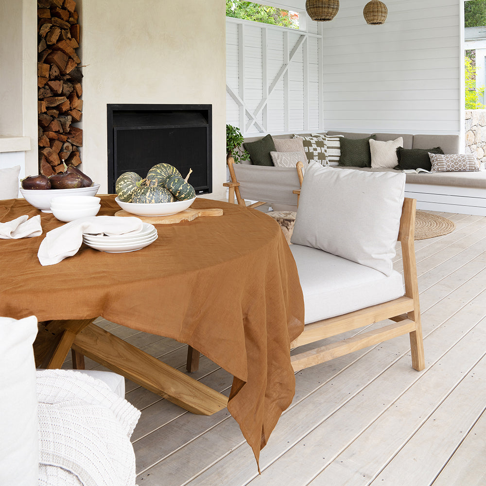 Linen Tablecloth 150x275cm Hazel- Bambury