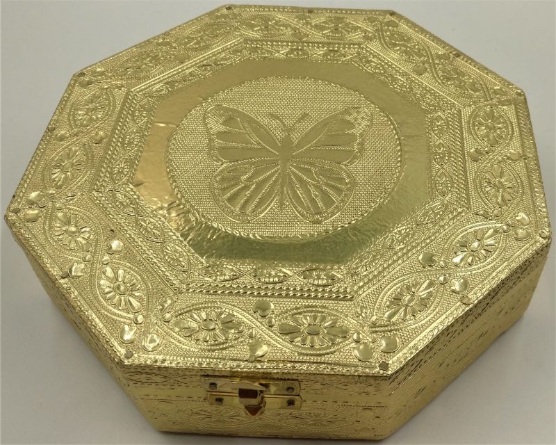 Hexagon Box - Butterfly (20cm)