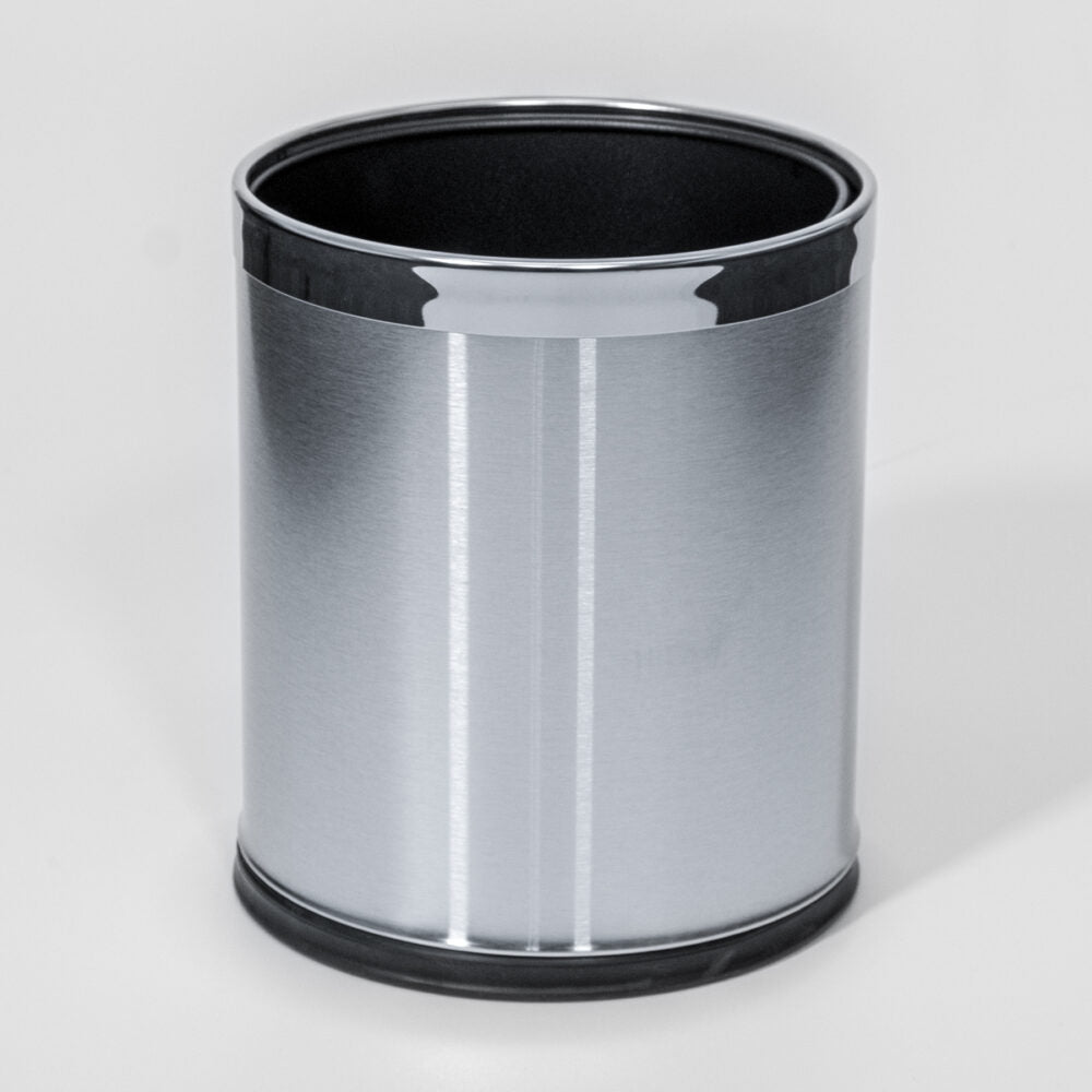 Rubbish Bin - Open Top Stainless Steel (10L)