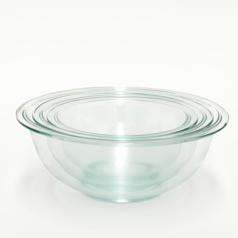 Pyrex Glass Mixing Bowls - 3 Piece