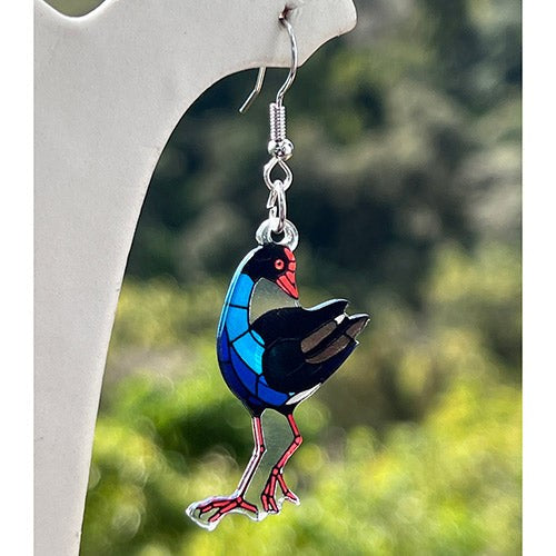 Earrings - Pukeko (37 x 18.3cm)