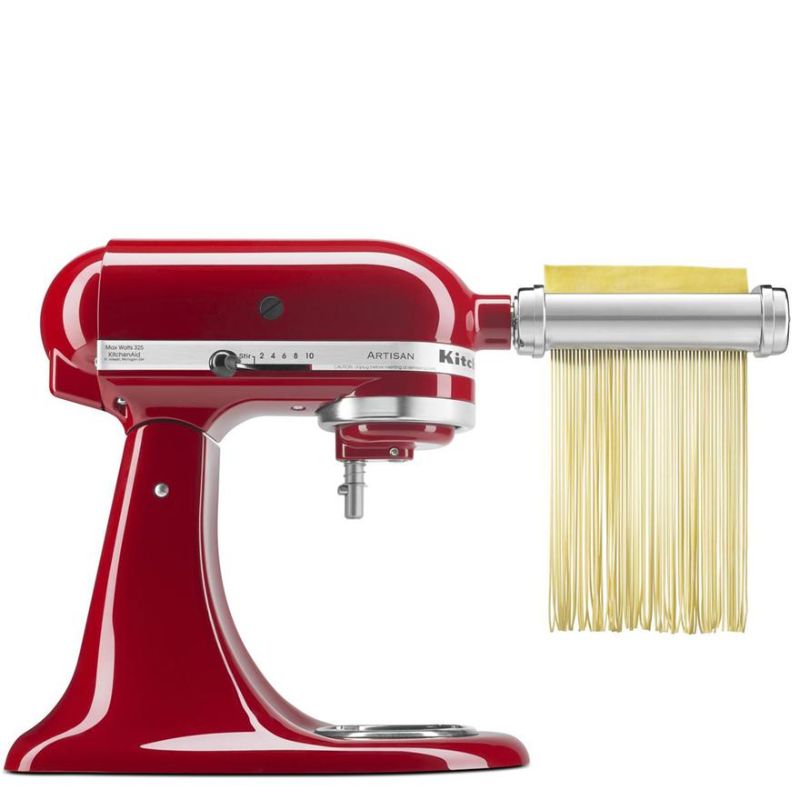 KitchenAid 3 Piece Pasta Roller and Cutter Attachment set for making fresh homemade pasta with ease and versatility.
