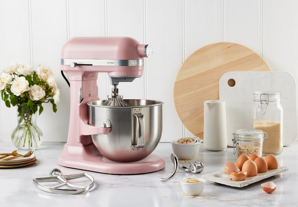 KitchenAid KSM70 Artisan Bowl-Lift 6.6L Stand Mixer - DRIED ROSE