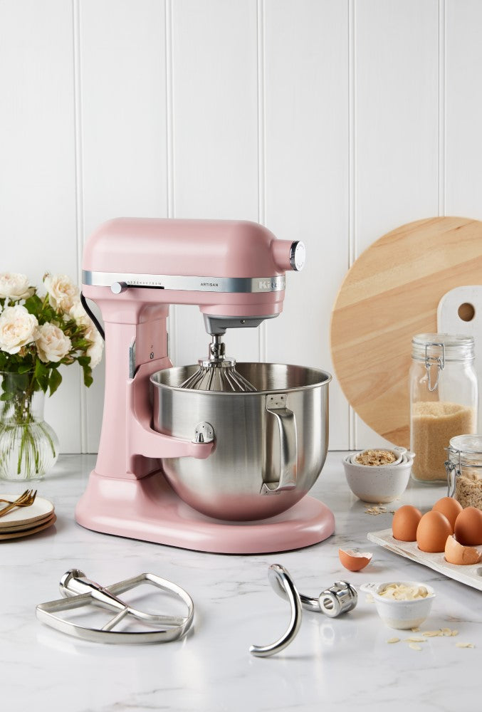 KitchenAid KSM70 Artisan Bowl-Lift 6.6L Stand Mixer - DRIED ROSE