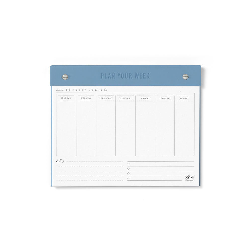 Letts Conscious Undated Weekly Planner 250x200mm Ocean