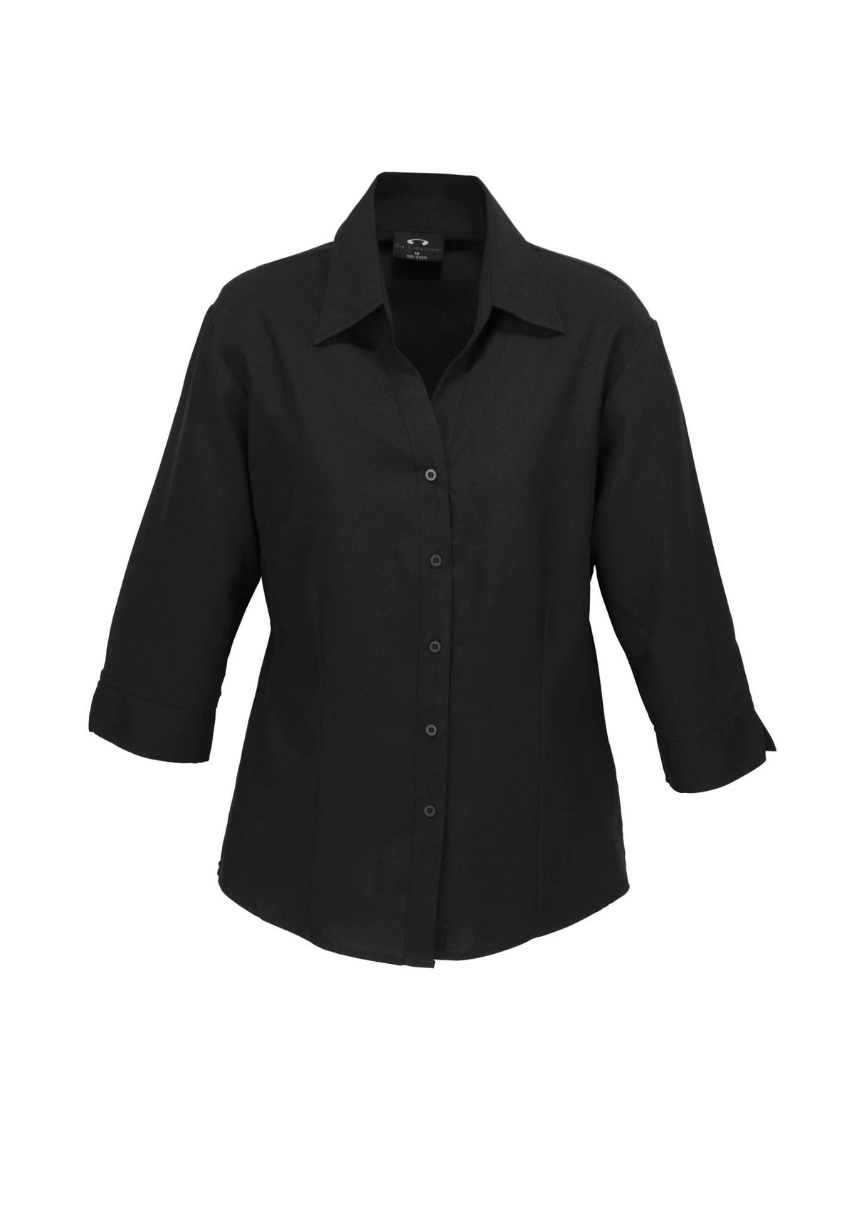 Oasis Womens 3/4 Sleeve Shirt - Black