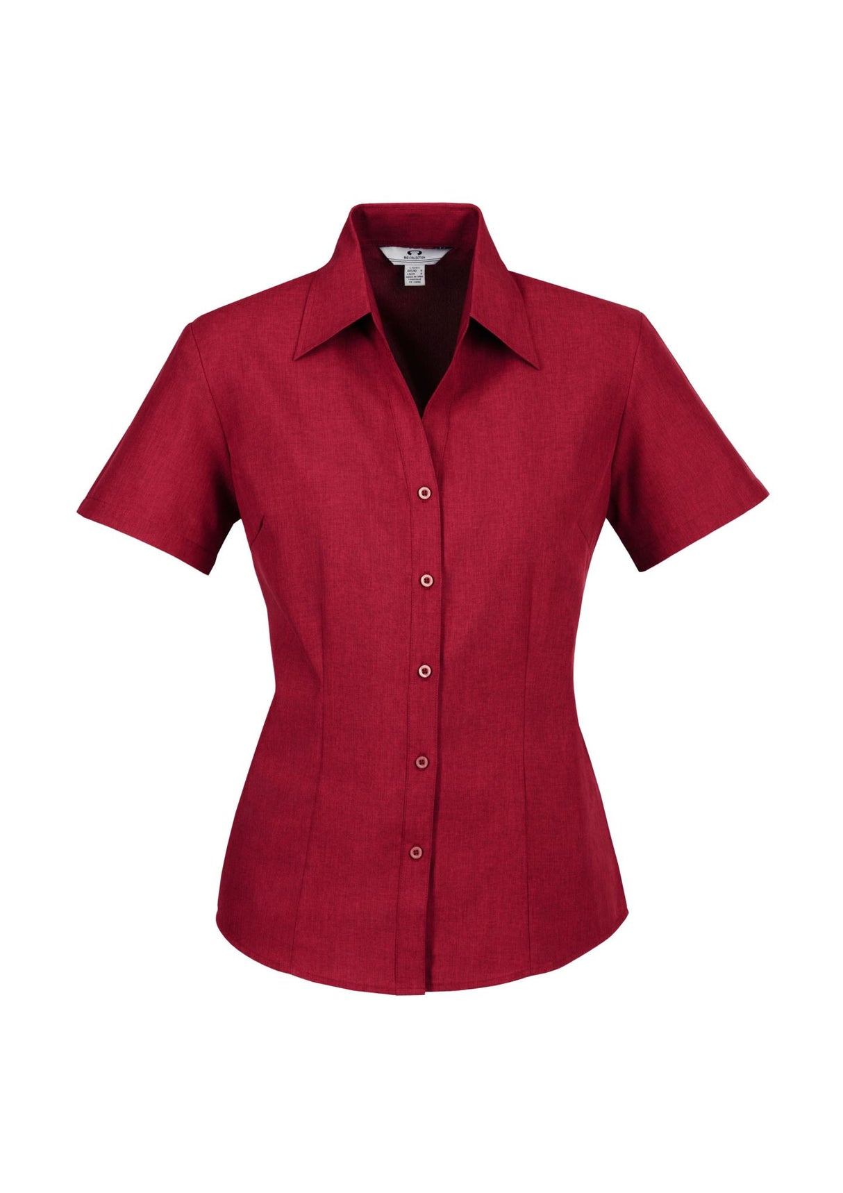 Oasis Womens Short Sleeve Shirt - Cherry