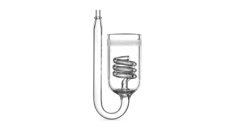 Glass Bubble Counting Spiral Diffuser - Pollen 23mm
