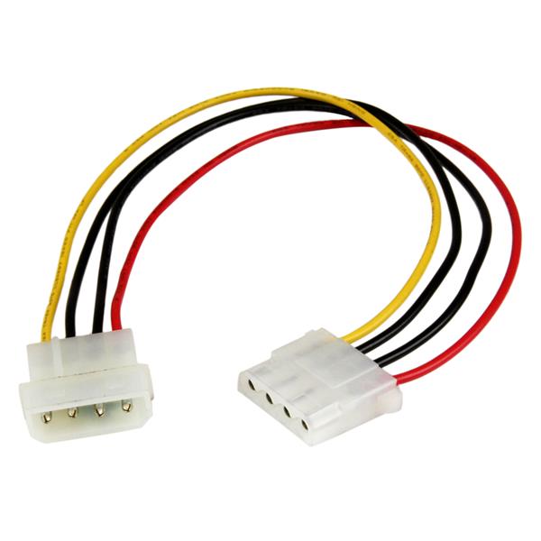 30cm (12in) Molex LP4 Power Extension Cable – M/F
