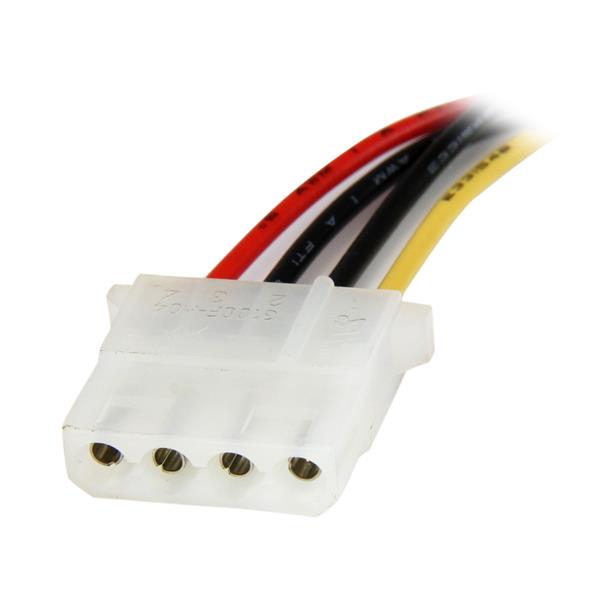 30cm (12in) SATA to Molex LP4 Power Cable Adapter - F/M