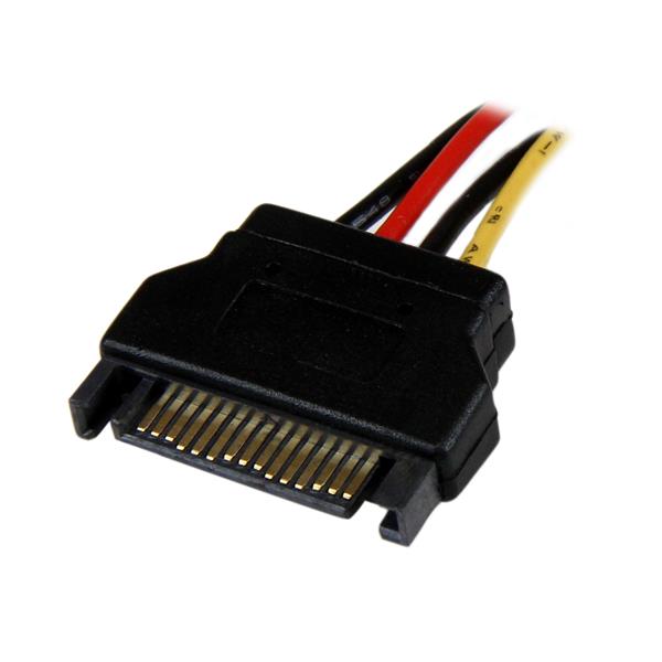 30cm (12in) SATA to Molex LP4 Power Cable Adapter - F/M
