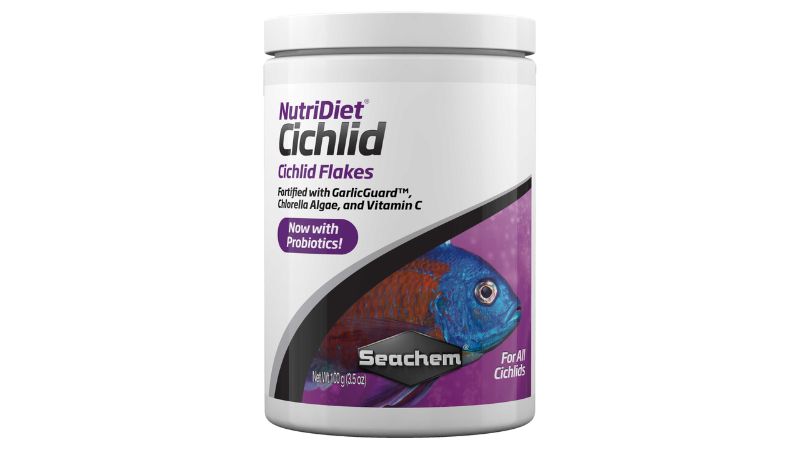 NutriDiet Cichlid Flakes w/Probiotics 100g
