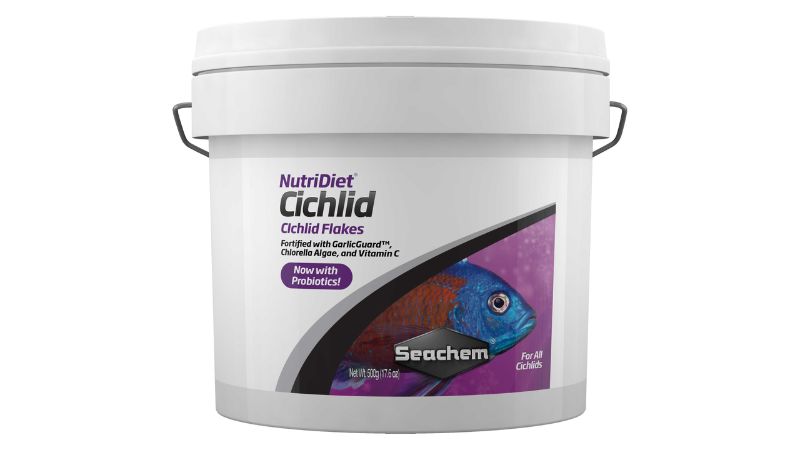 NutriDiet Cichlid Flakes w/Probiotics 500g