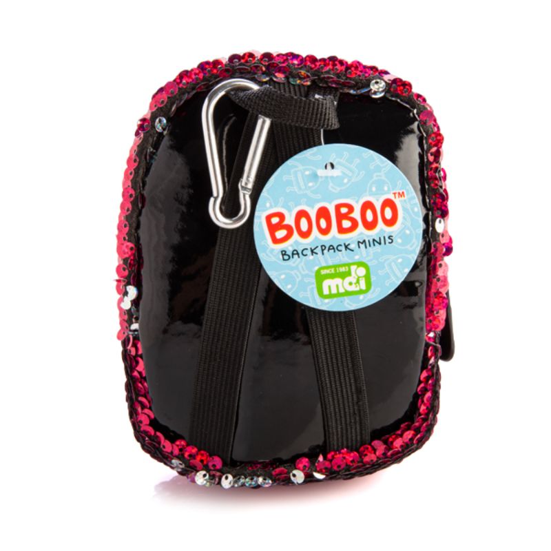 Mini Backpack - Fuchsia Sequins BooBoo (15cm)