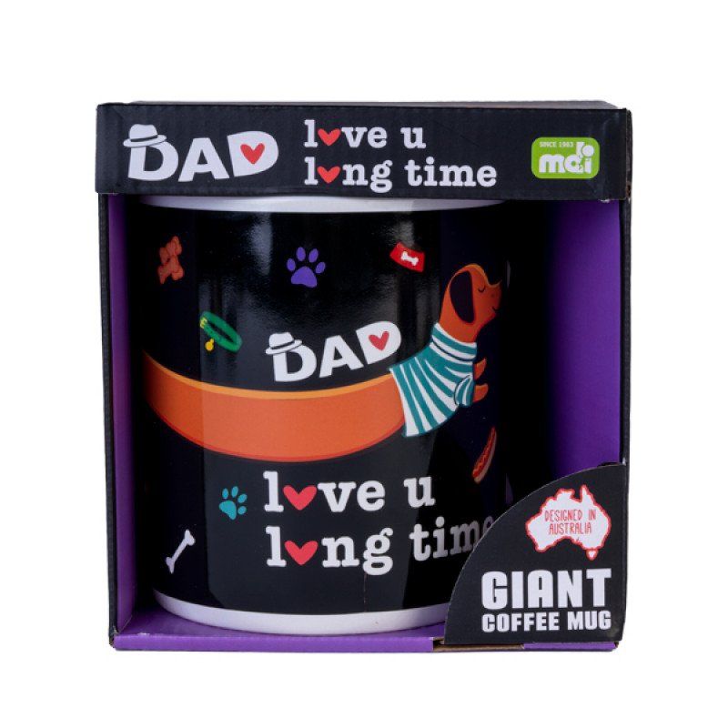 Giant Mug - Dachshund Dad (12.5cm)