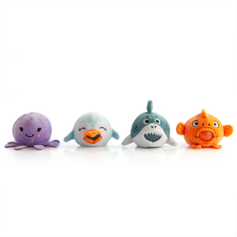 Plush Ball - Sea Animal Jellies (Set of 12 Asstd)