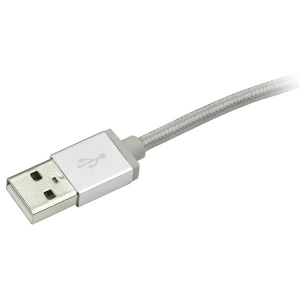 USB Multi-Charger Cable - Lightning, USB-C, Micro-B - Braided - 1 m (3 ft.)