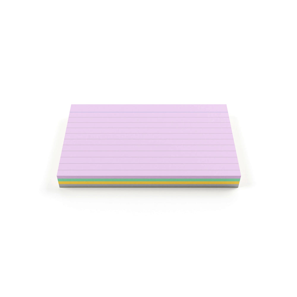 Vibrant Luxpad 5x3 ruled revision cards in assorted colors, ideal for effective study and organization.