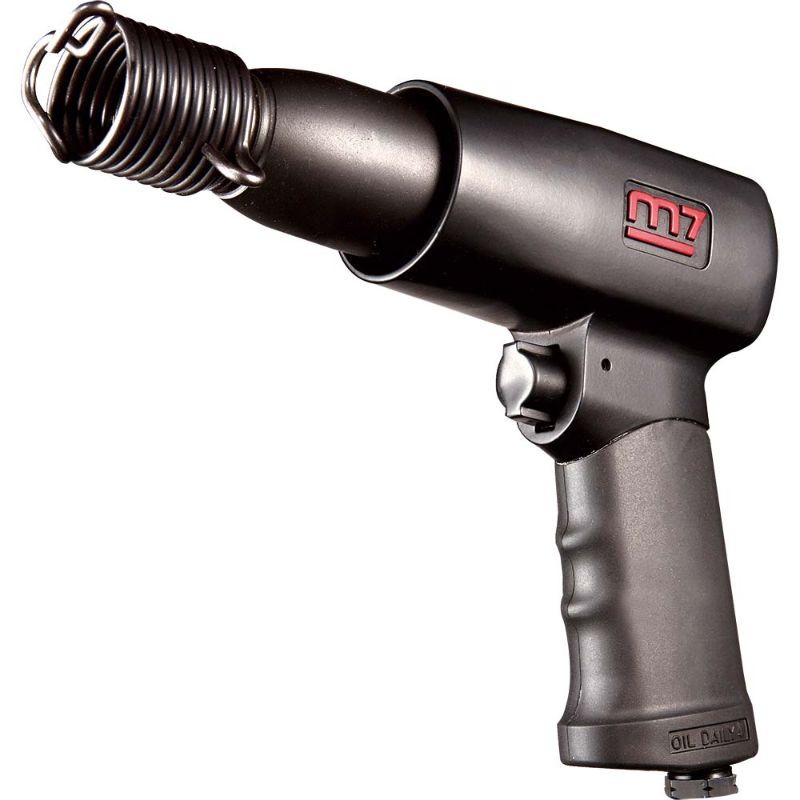 M7 Air Hammer w/ 5pc Round Shank Chisel Set 175mm
