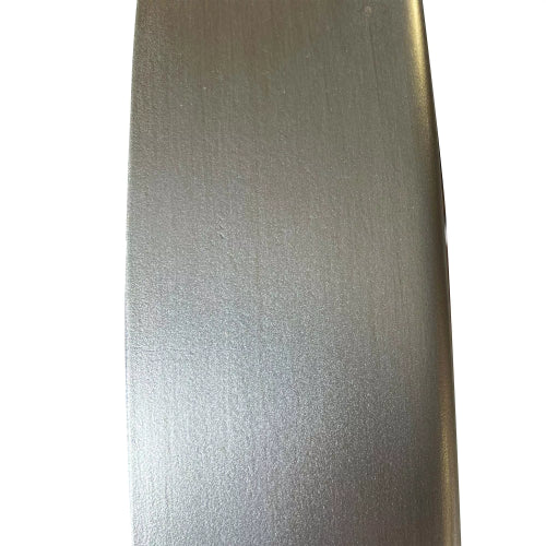 Aura Beveled Wall Mirror Matt Brushed Silver 95x95x9cm